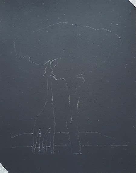 Giraffe Tracing Step 1 Giraffe Tracing Step 1