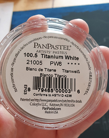 Titanium White Pan Pastel Titanium White Pan Pastel